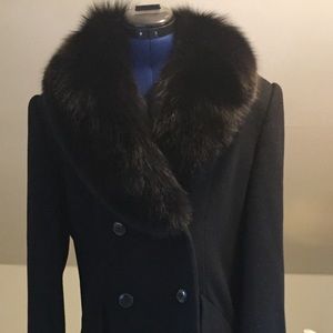 Richard Carriere 🔥Paris Cashmere Wool Fur Coat